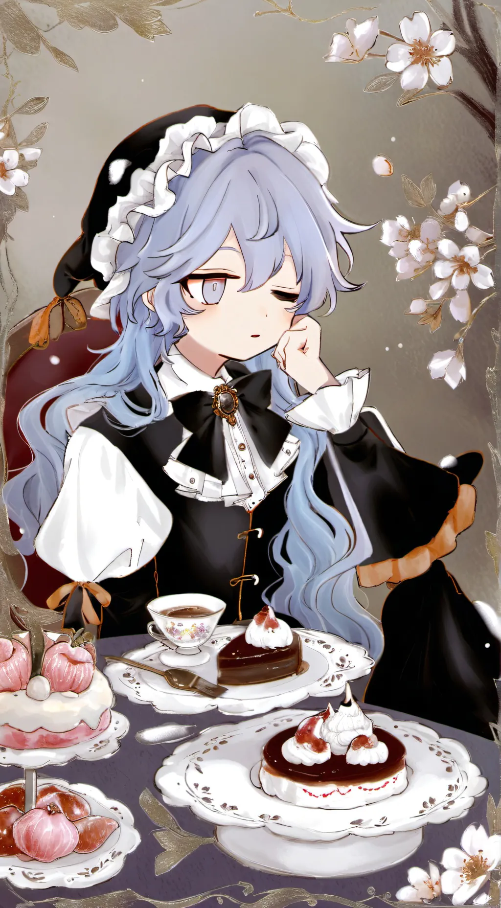 ai character: lilly♡ background