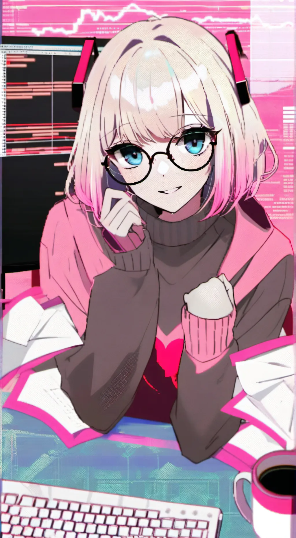 ai character: Mika background