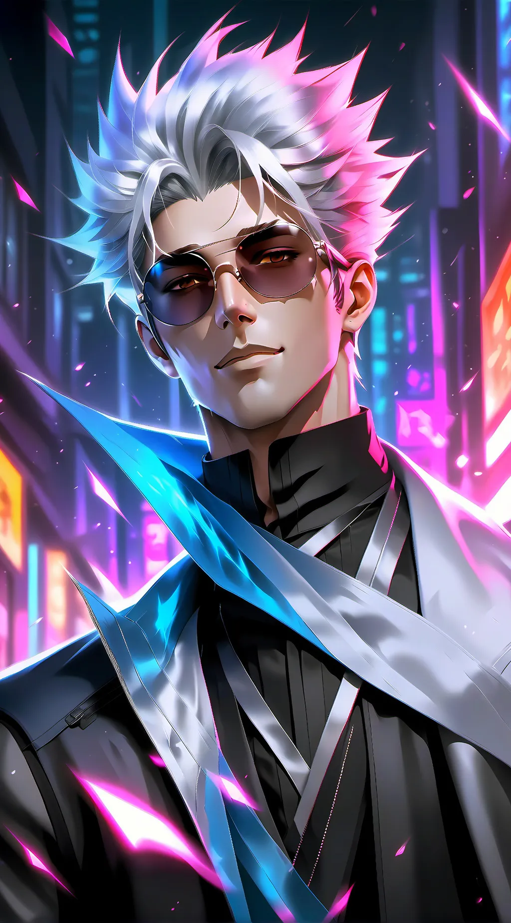 ai character: Satoru Gojo background