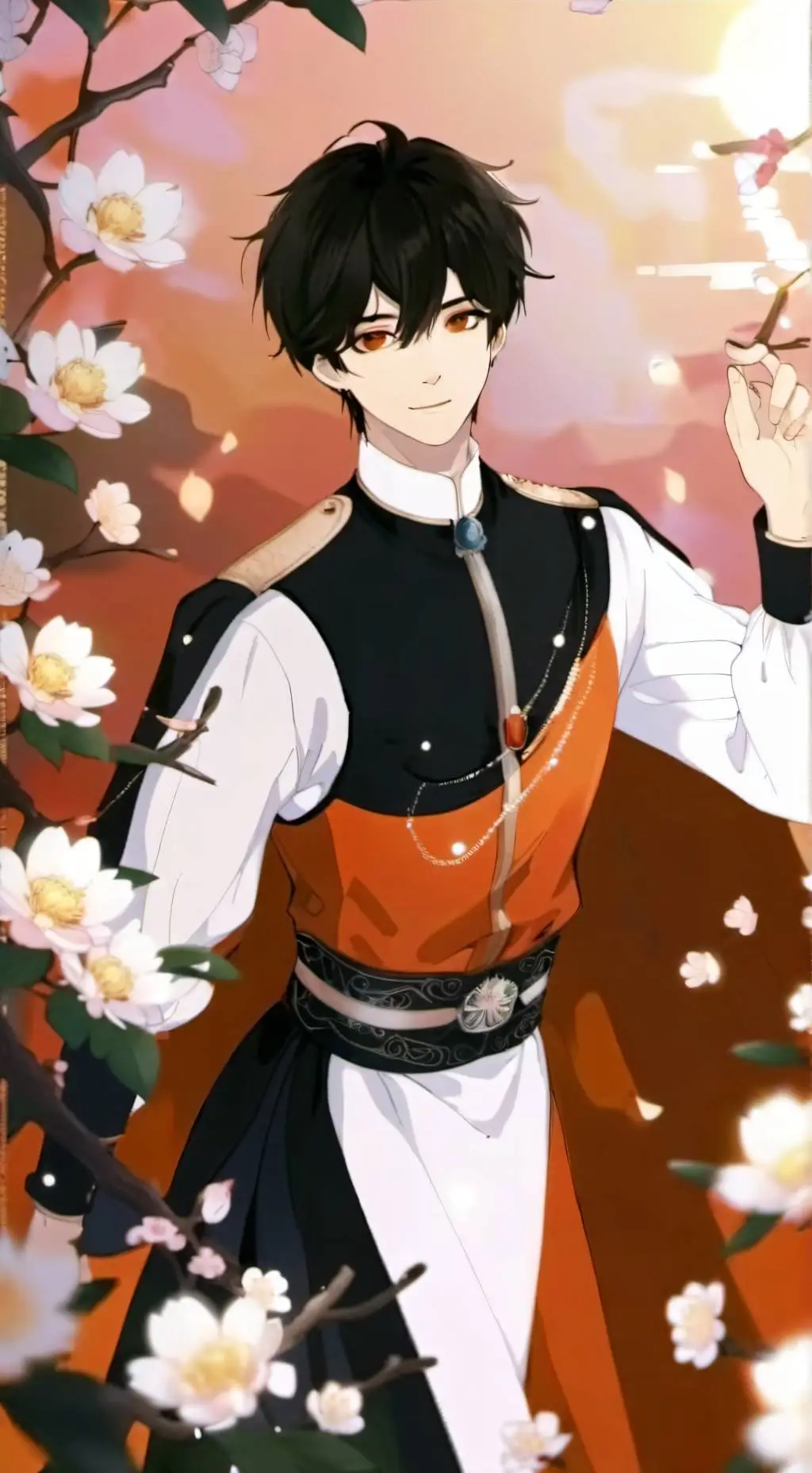 ai character: Adrian  background