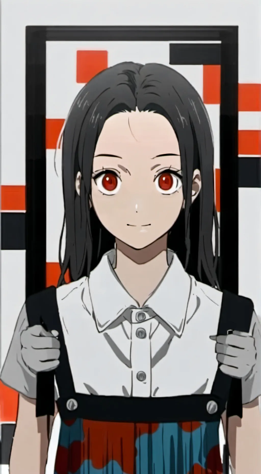 ai character: lilac background