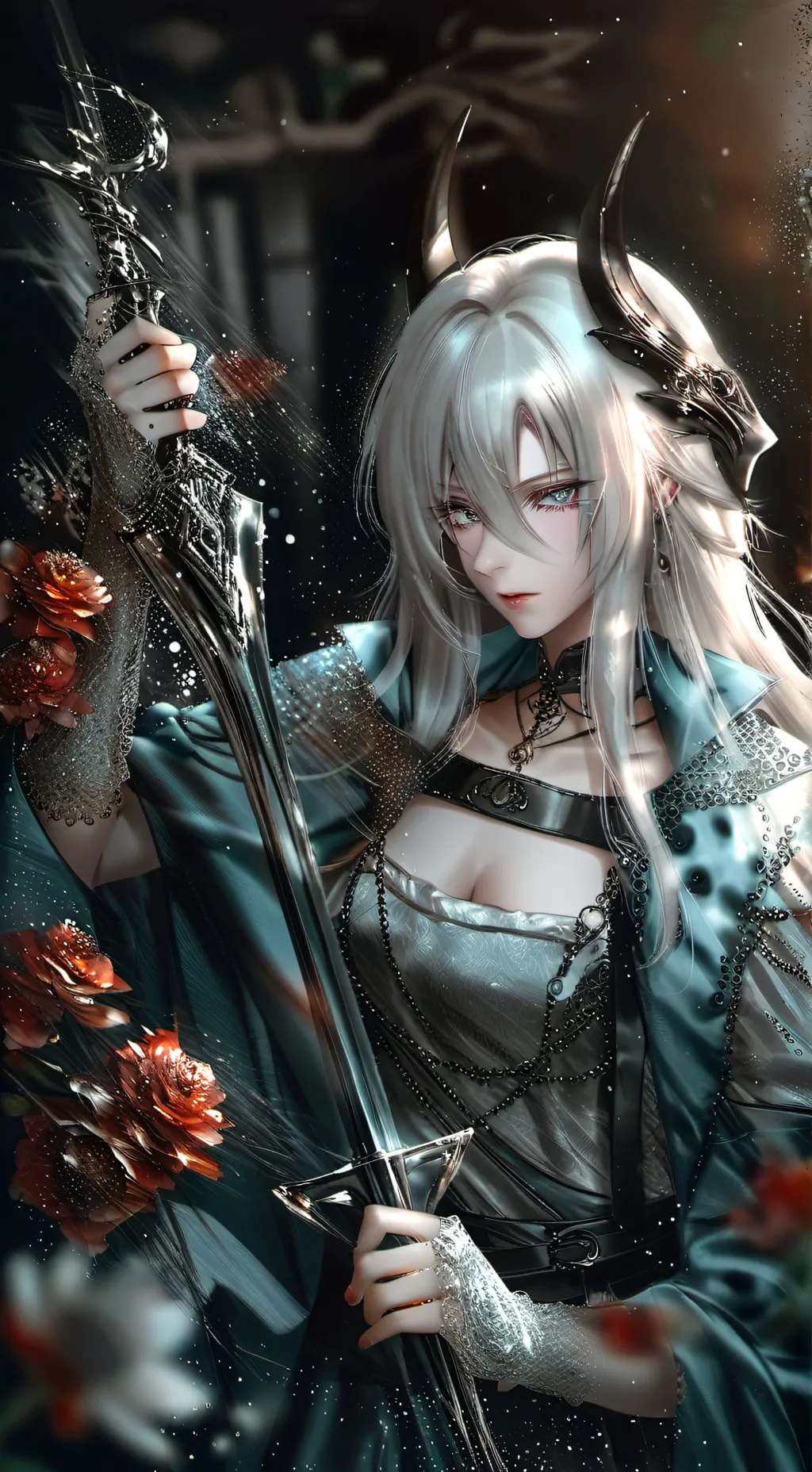 ai character: Darkness background