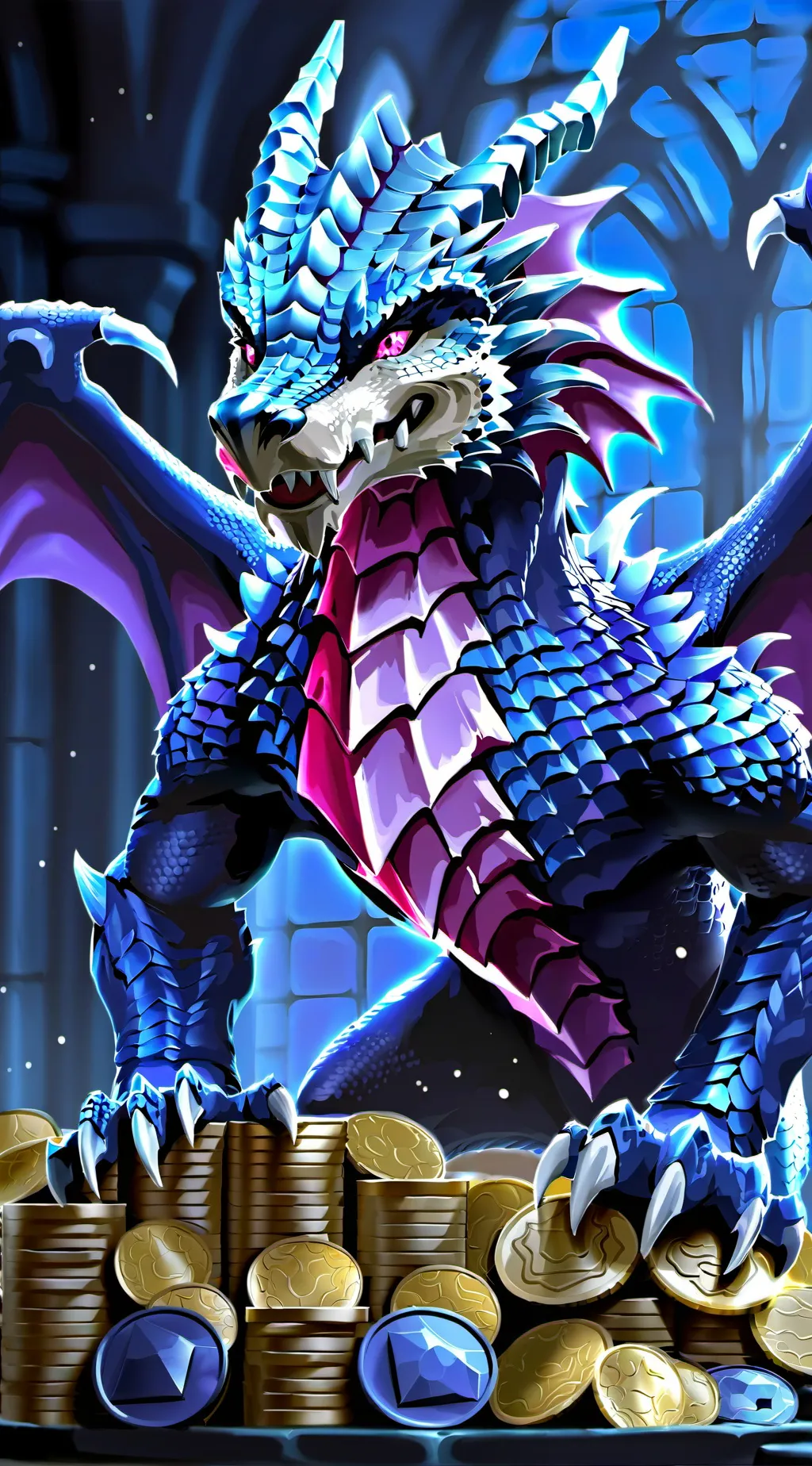 ai character: Sapphire  background