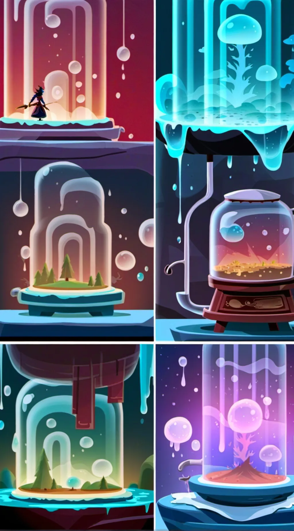 ai character: Rainbow Sprunki background