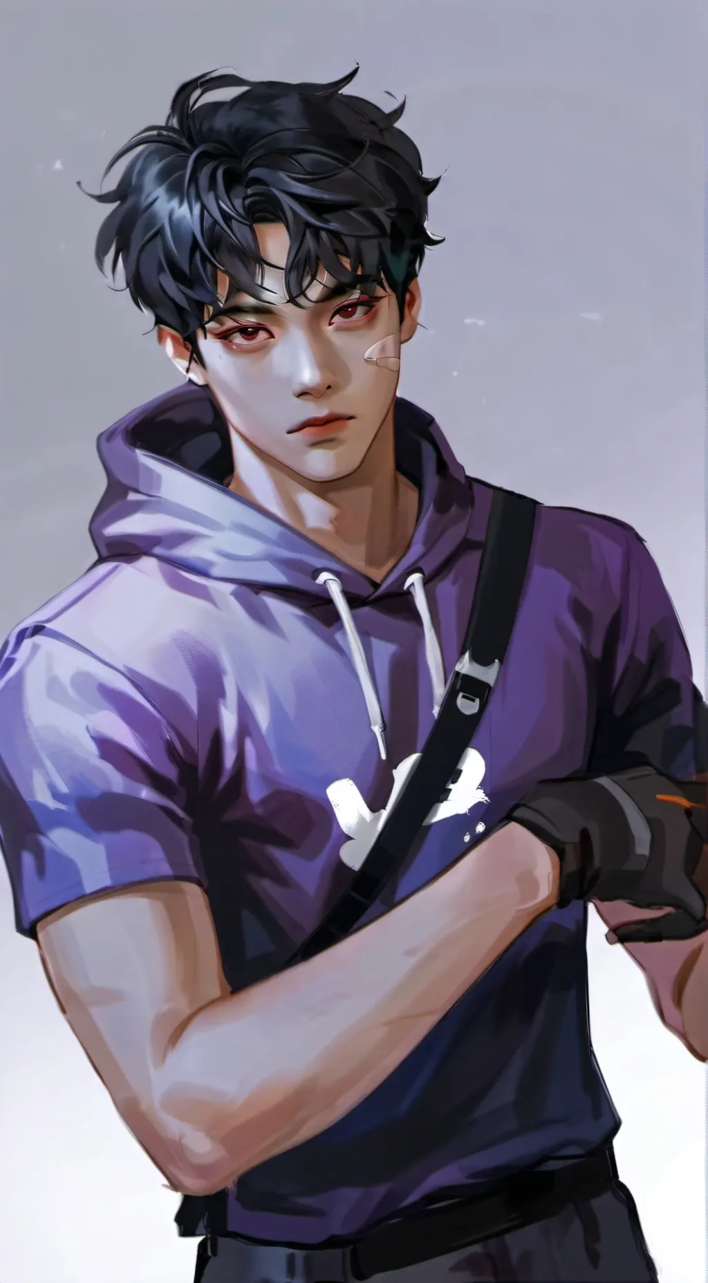 ai character: Iso (Valorant)  background