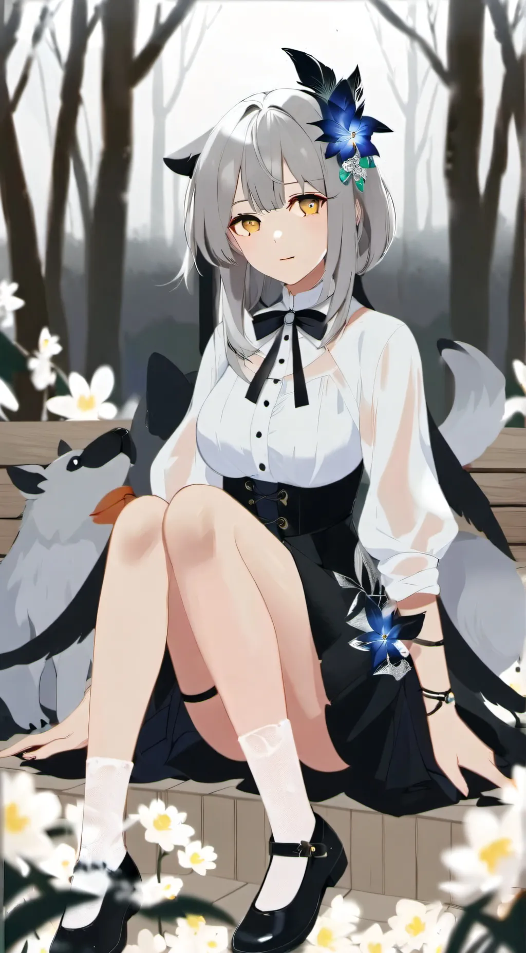 ai character: Лера⛲ background