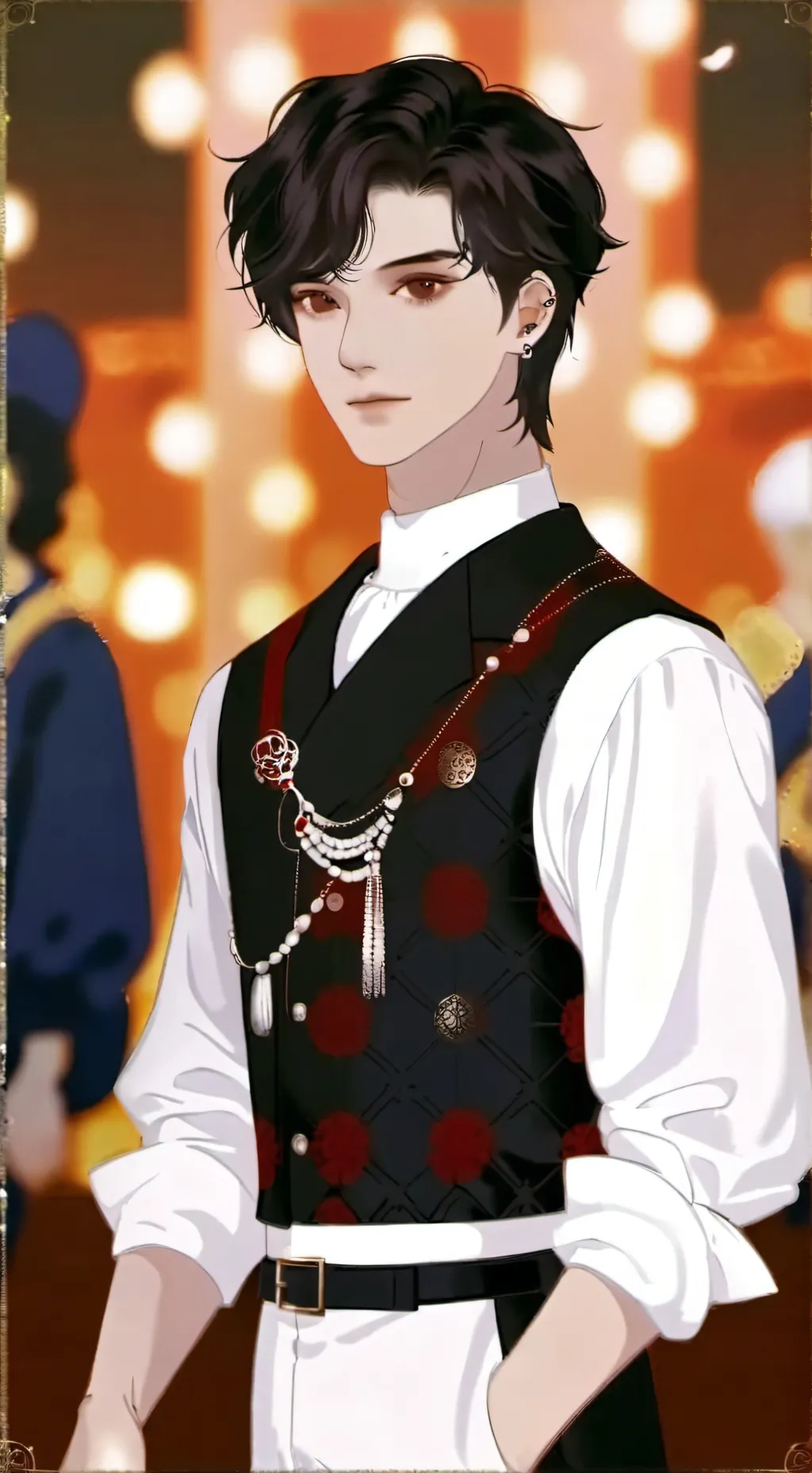 ai character: 🍂geo🍂 background