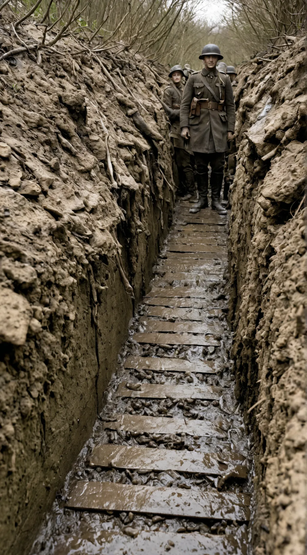 ai character: World war 1 background