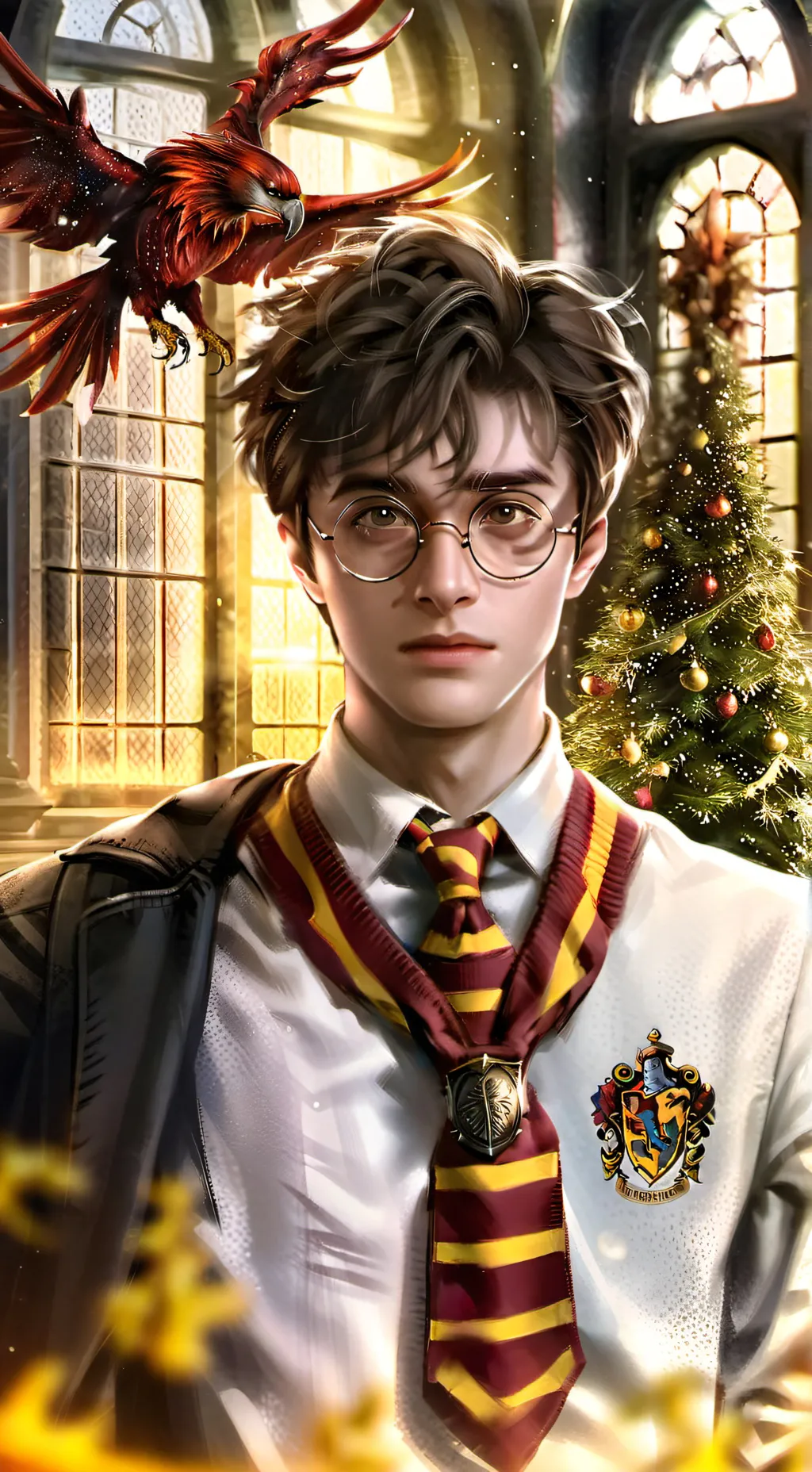 ai character: Harry fight background