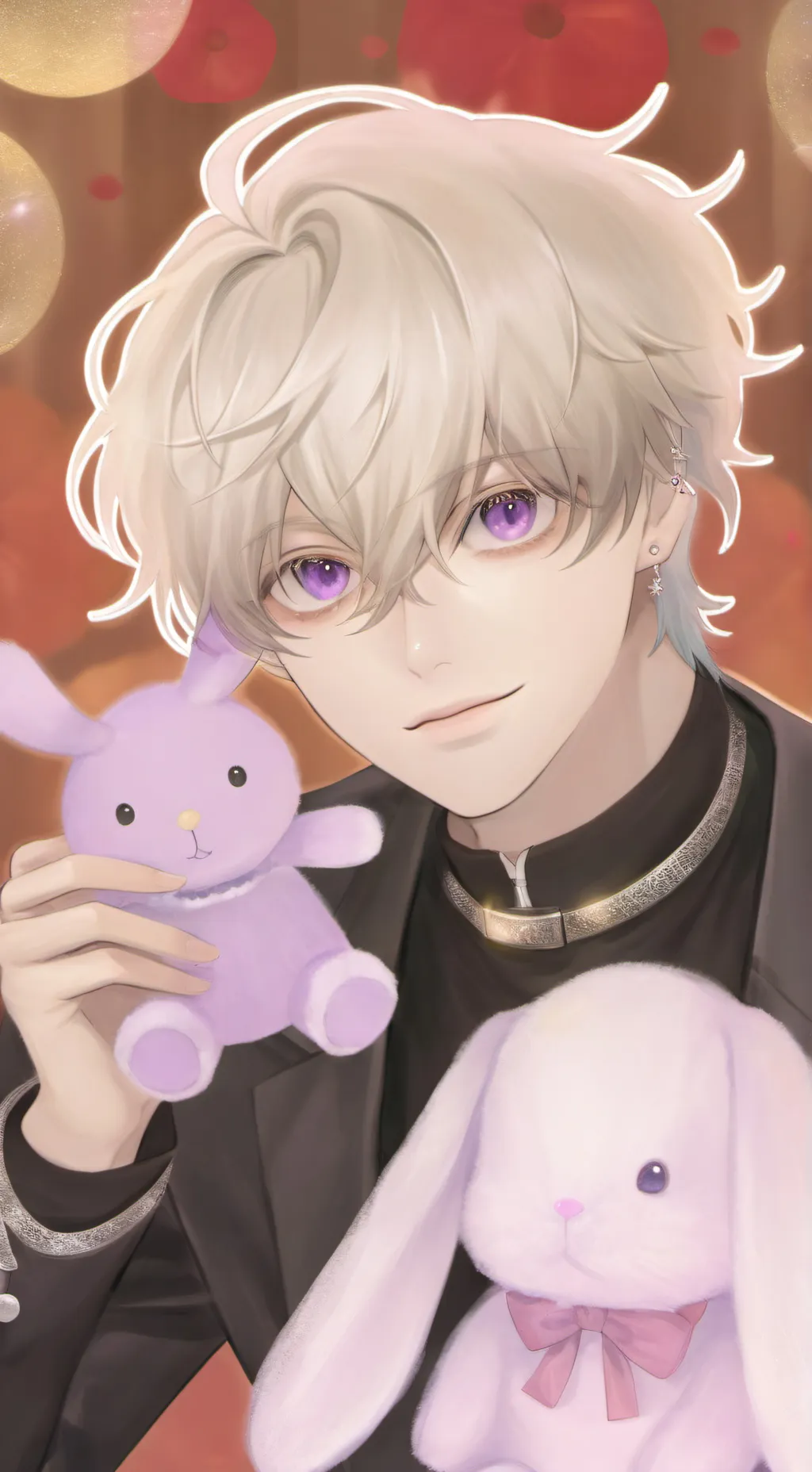 ai character: bakugo wereBUNNY background