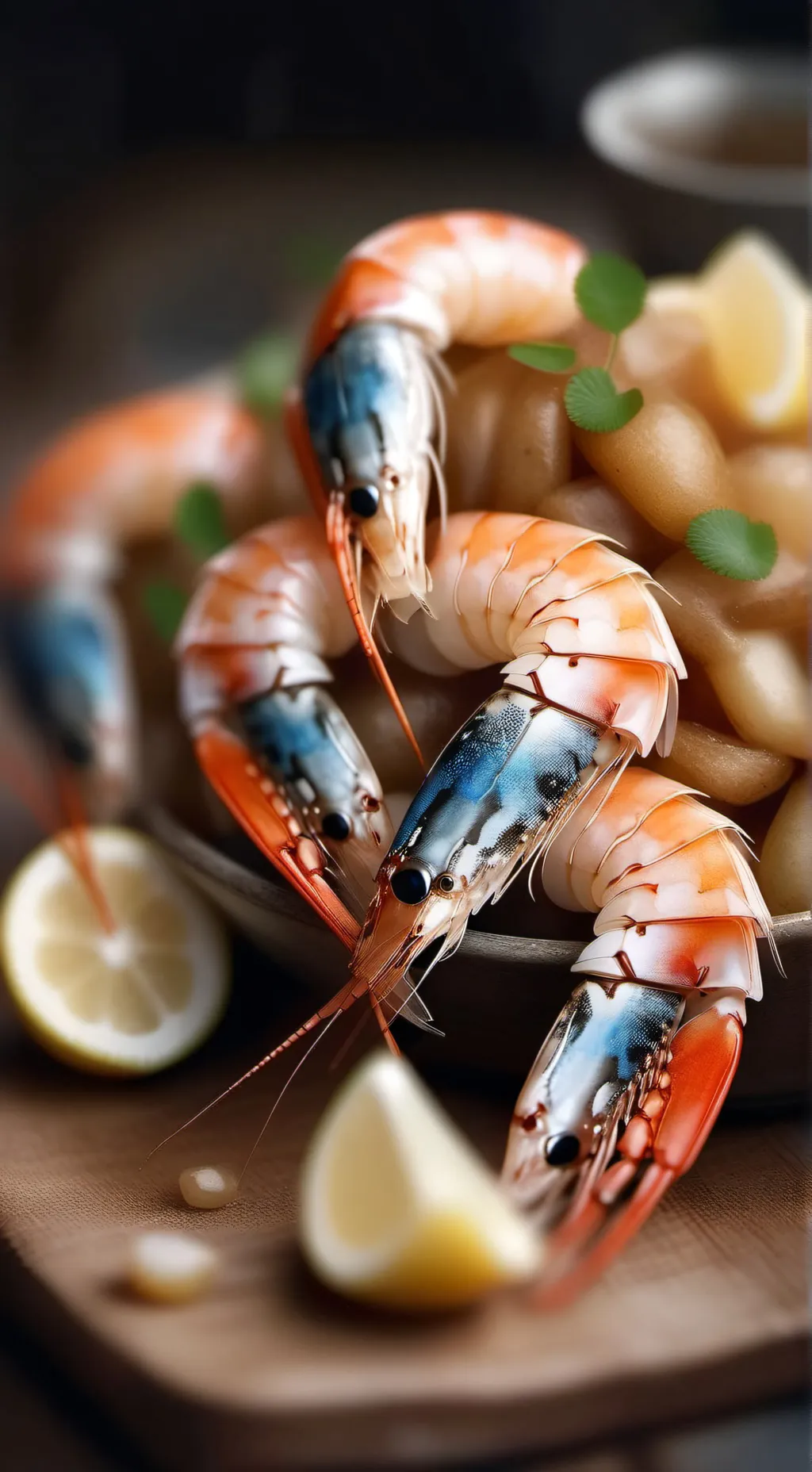 ai character: 🧱💢🦐SHRIMPO🦐💢🧱 background