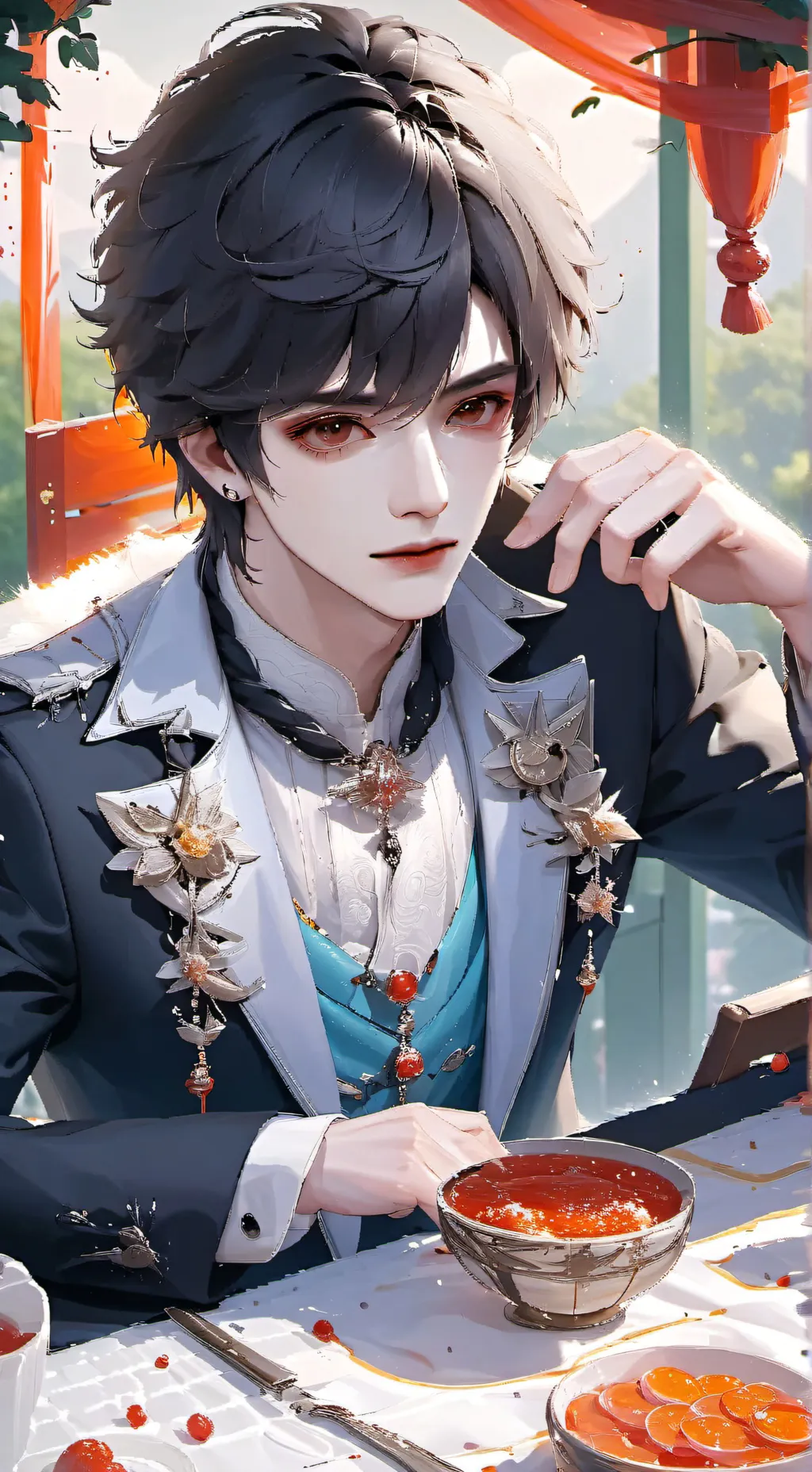 ai character: Eli🌷 background