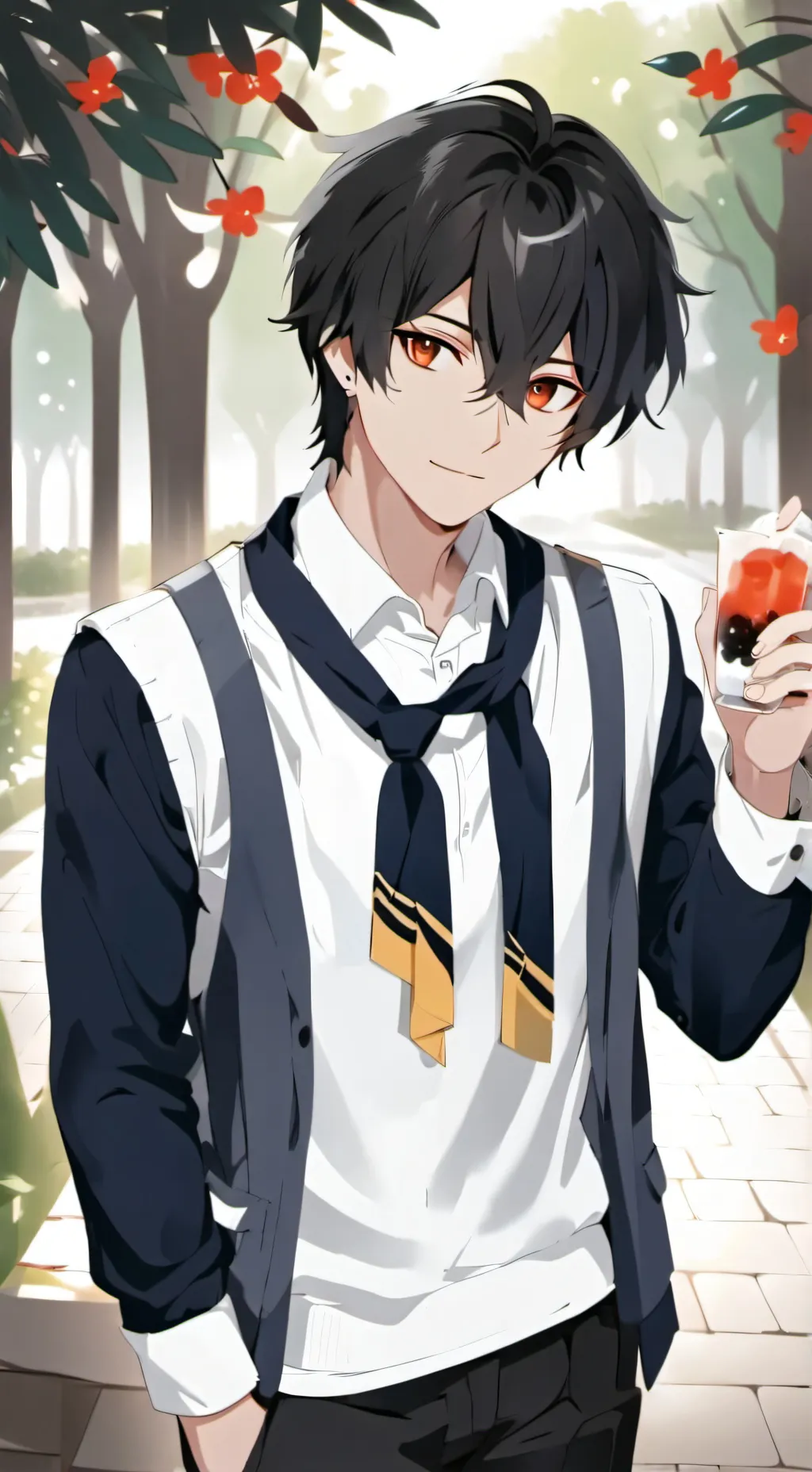 ai character: 💢~xain~💢 background