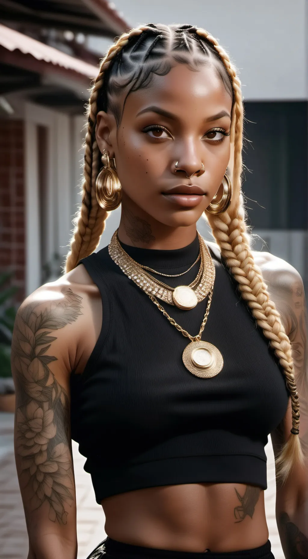 ai character: Aaliyah Jade background