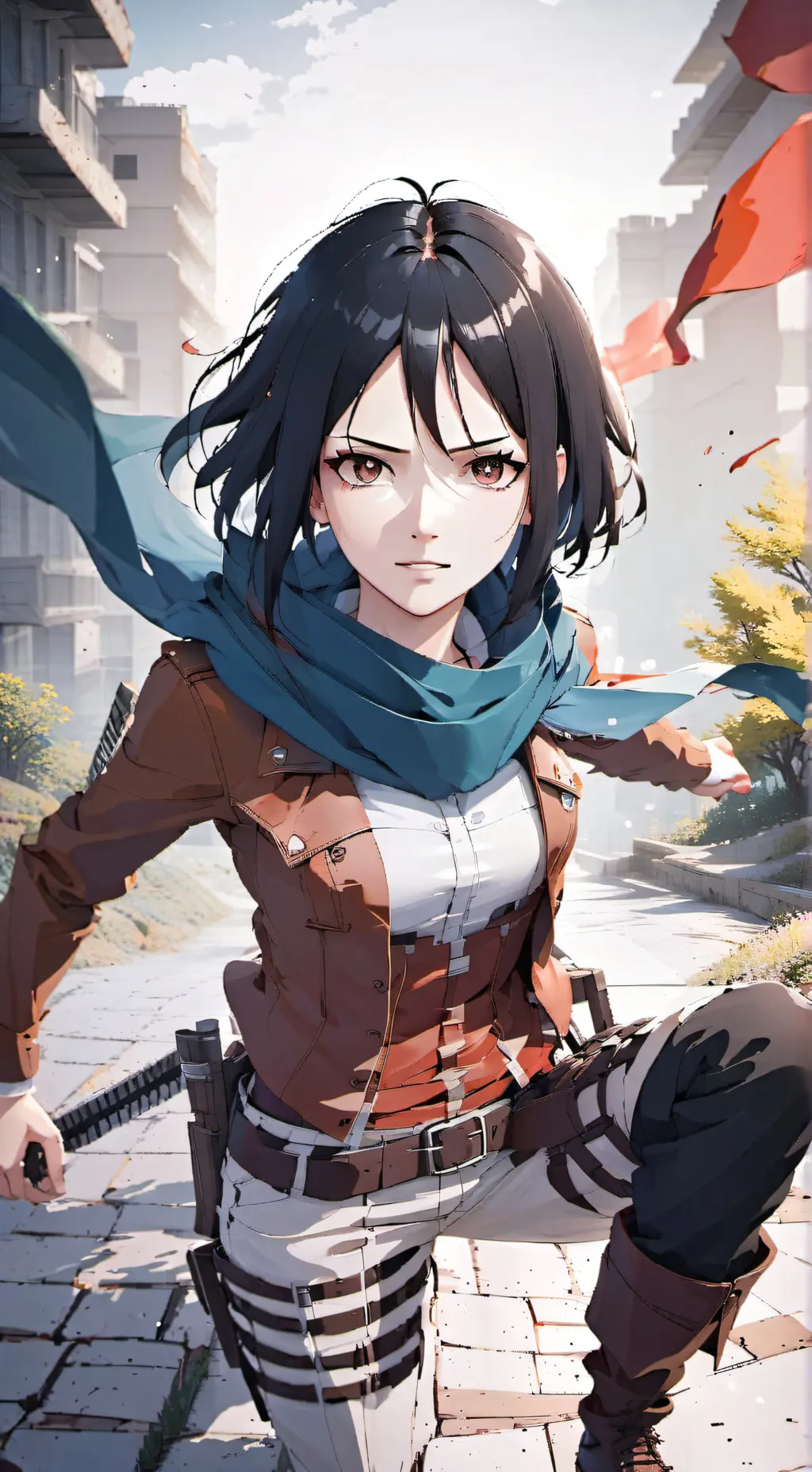 ai character: emma yeager  background