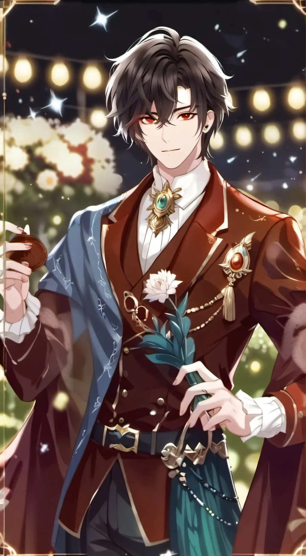 ai character: lucas  background