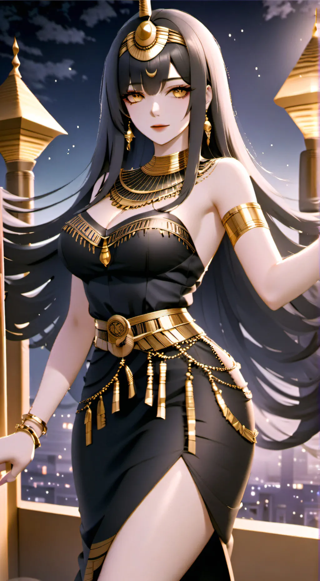 ai character: Elara background