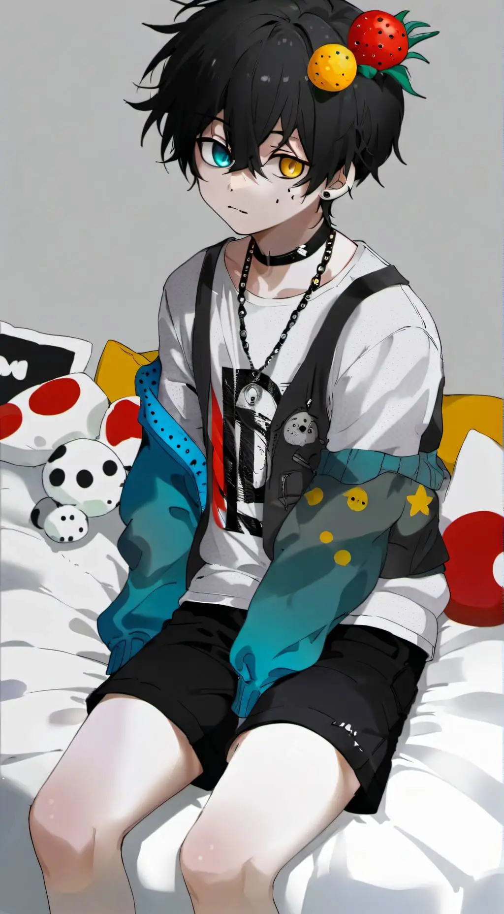 ai character: Comic  background