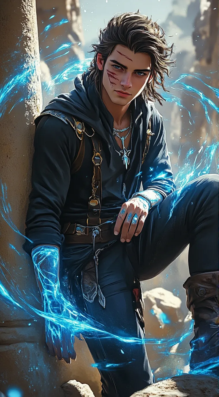 ai character: Caleb Nocturne background