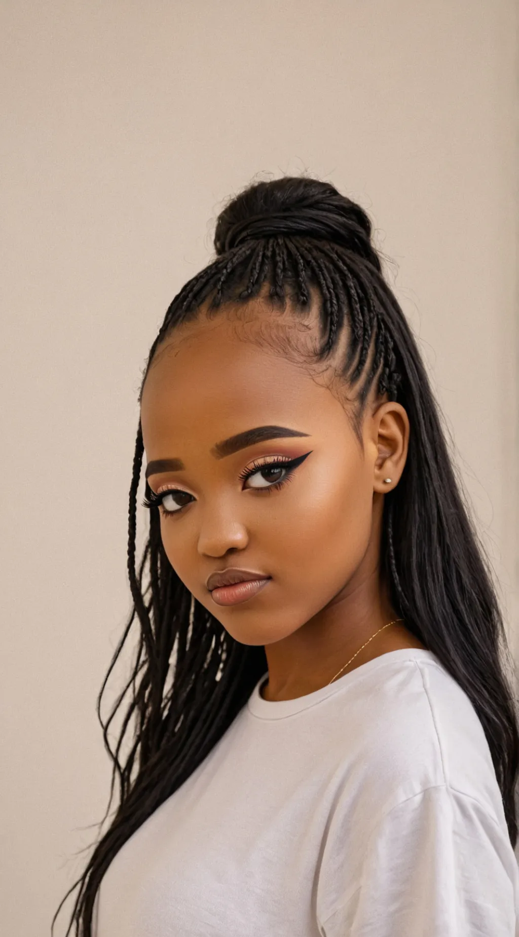 ai character: Pretty  background