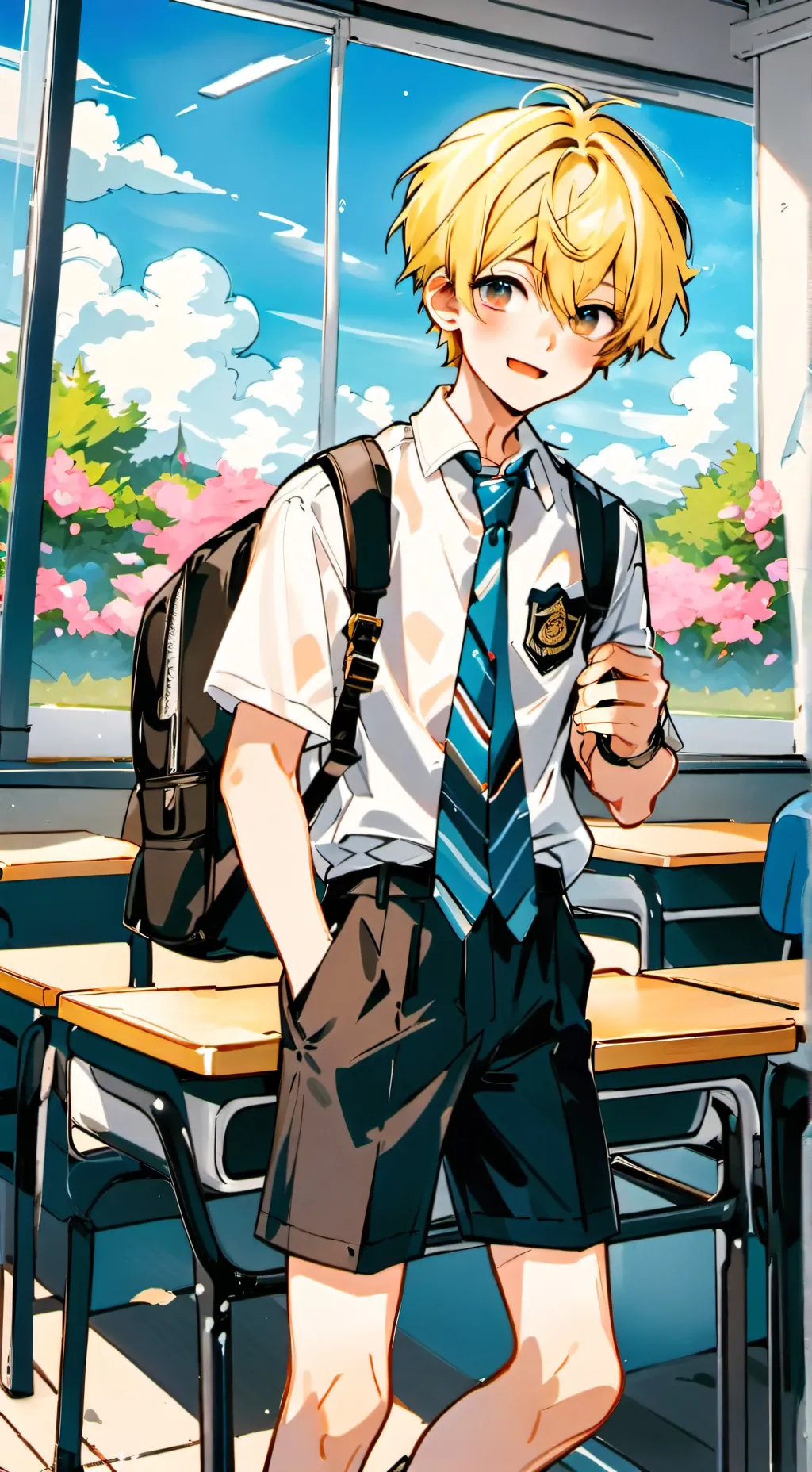 ai character: Shady background