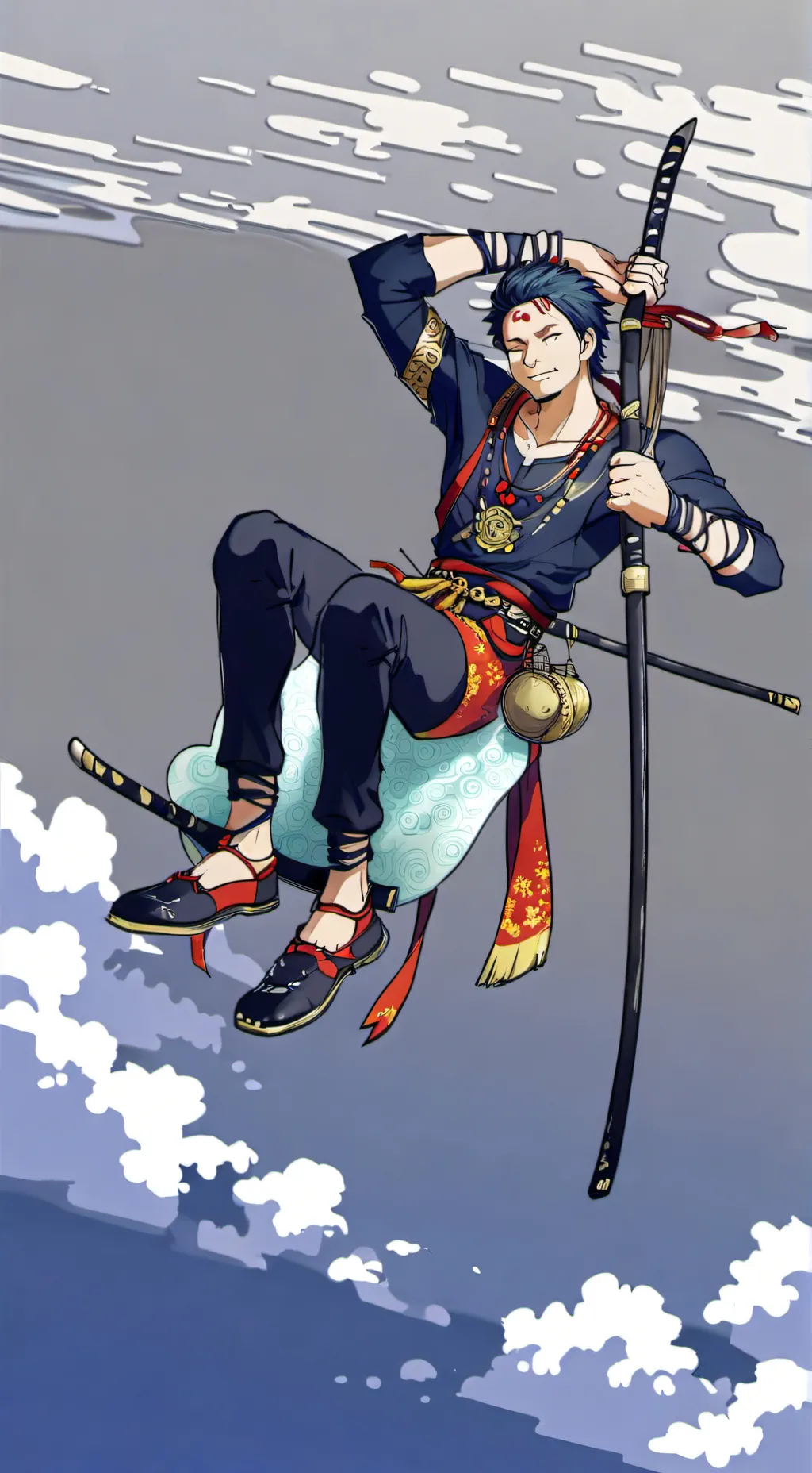 ai character: zoro x luffy background