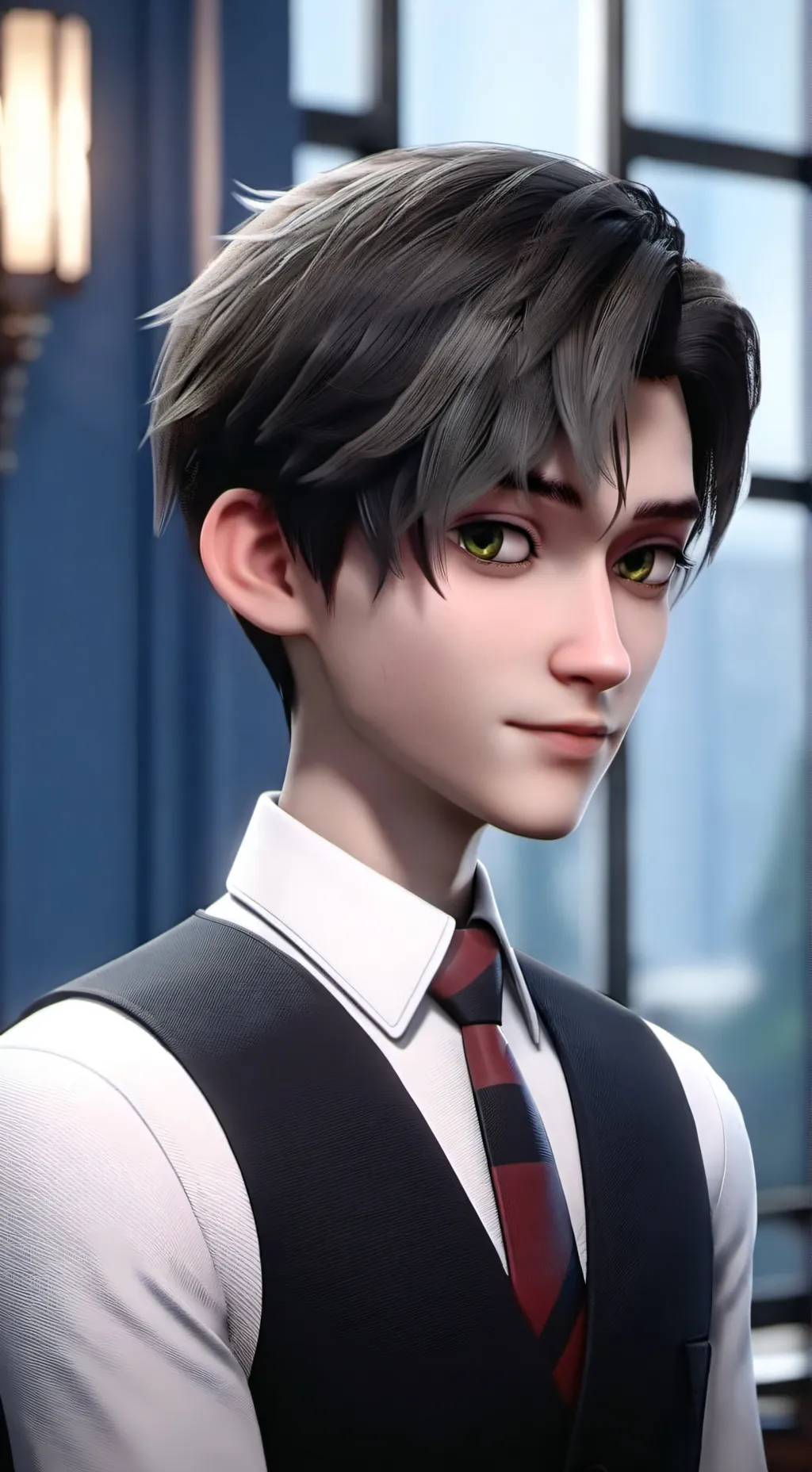 ai character: Hazbin hotel…. background