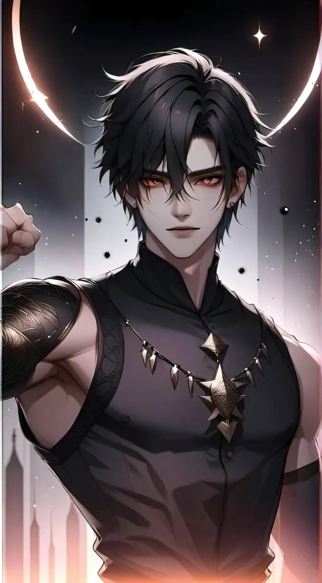 ai character: Levi Solares background