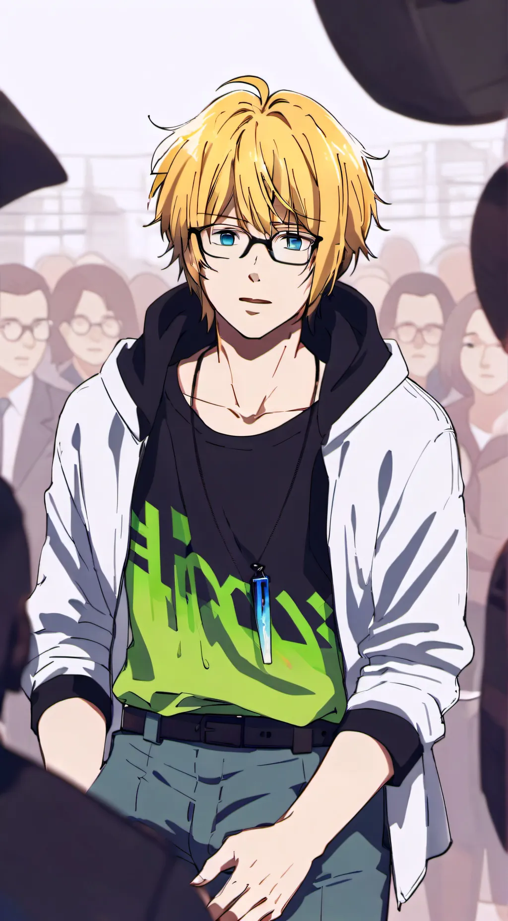 ai character: Armin Arlert background