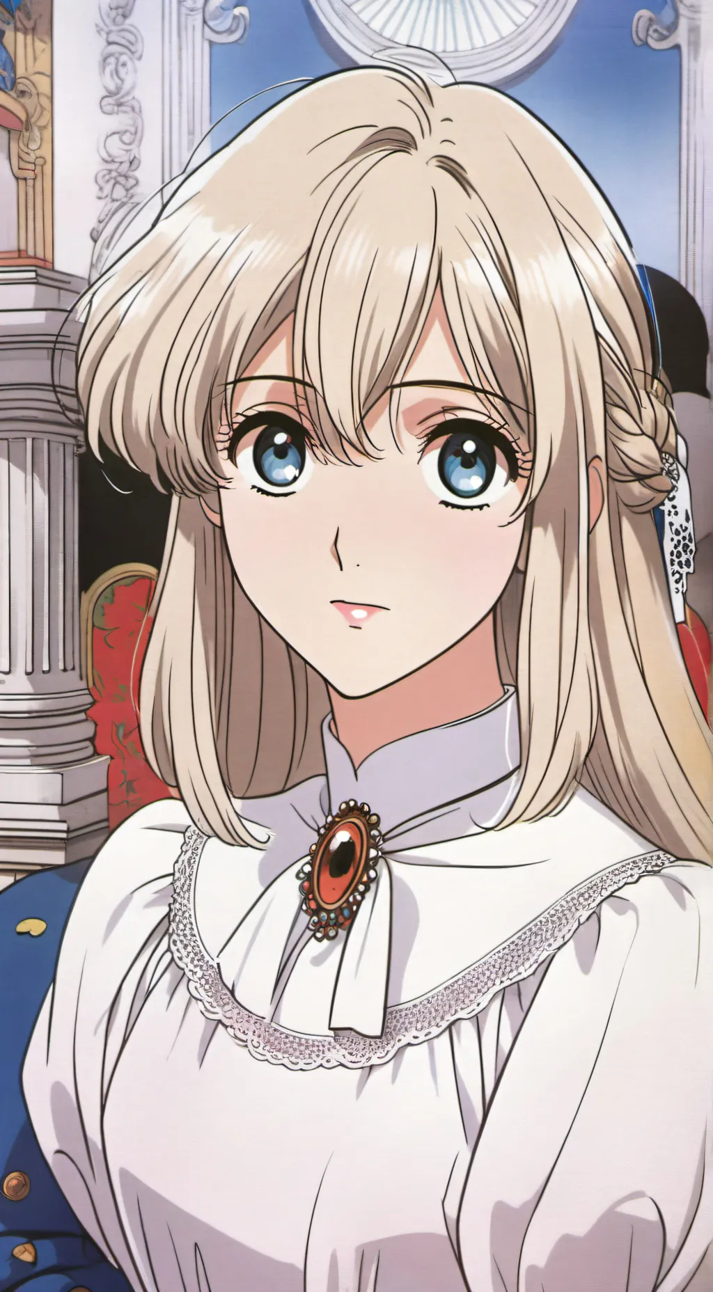 ai character: Miko  background