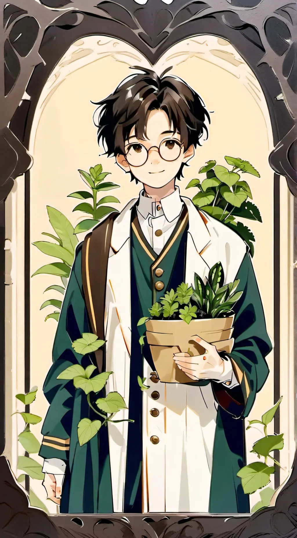 ai character: Neville  background