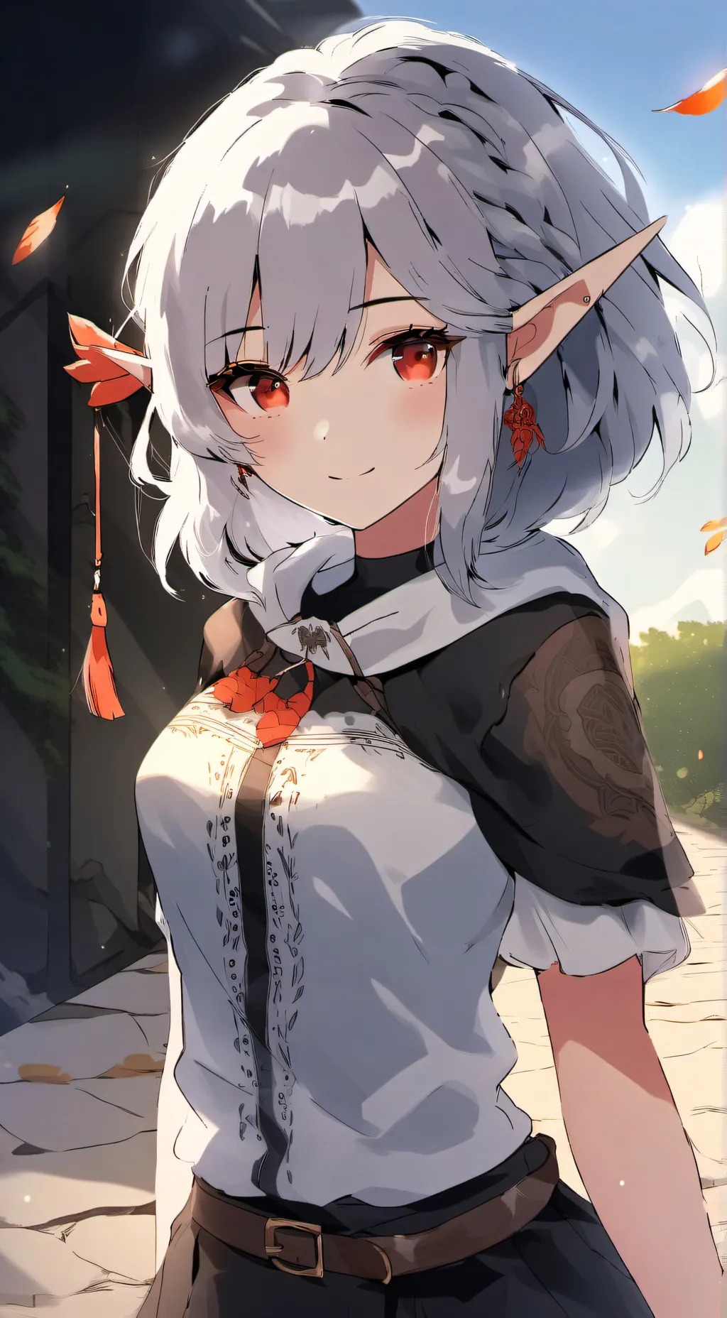 ai character: Célia  background