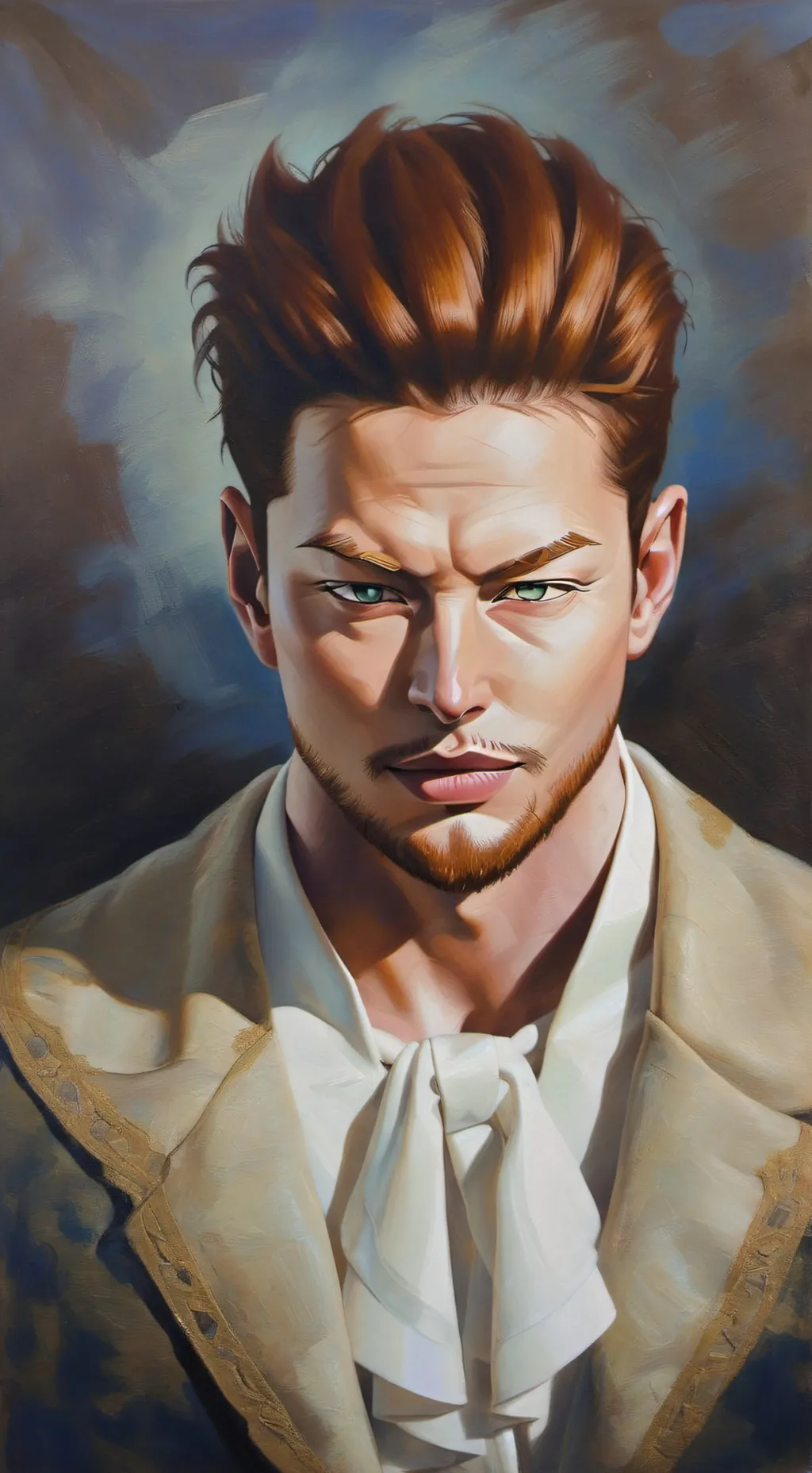 ai character: enji todoroki  background