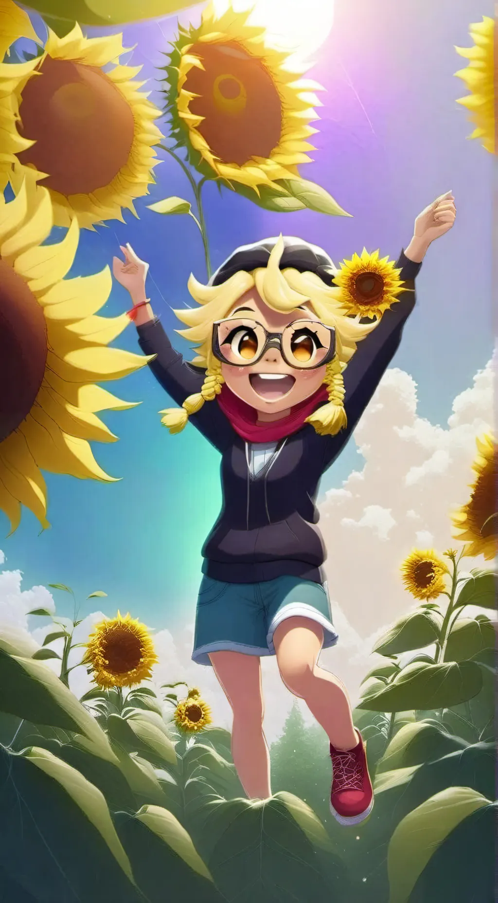 ai character: Solar Flare background