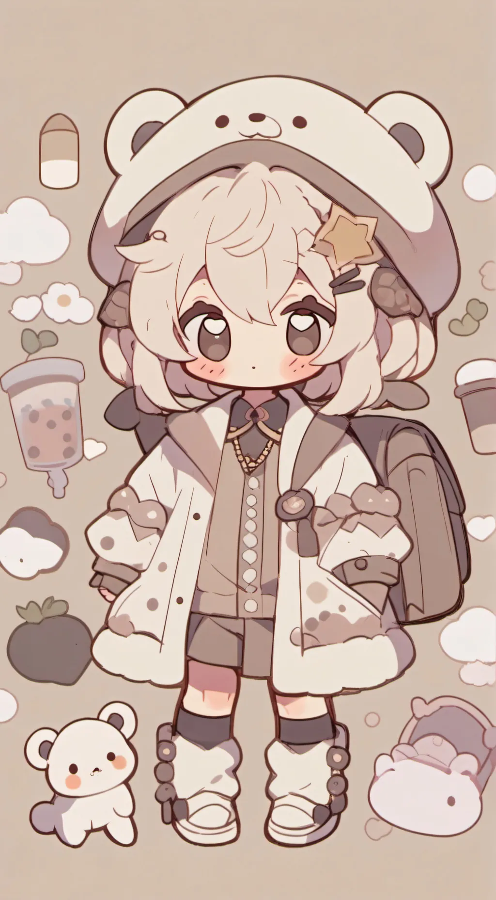 ai character: emely background