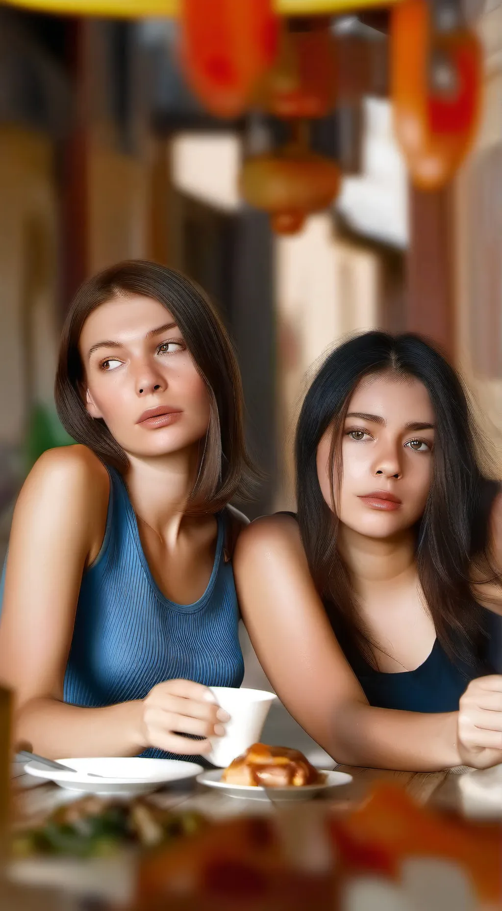 ai character: emma & summer  background