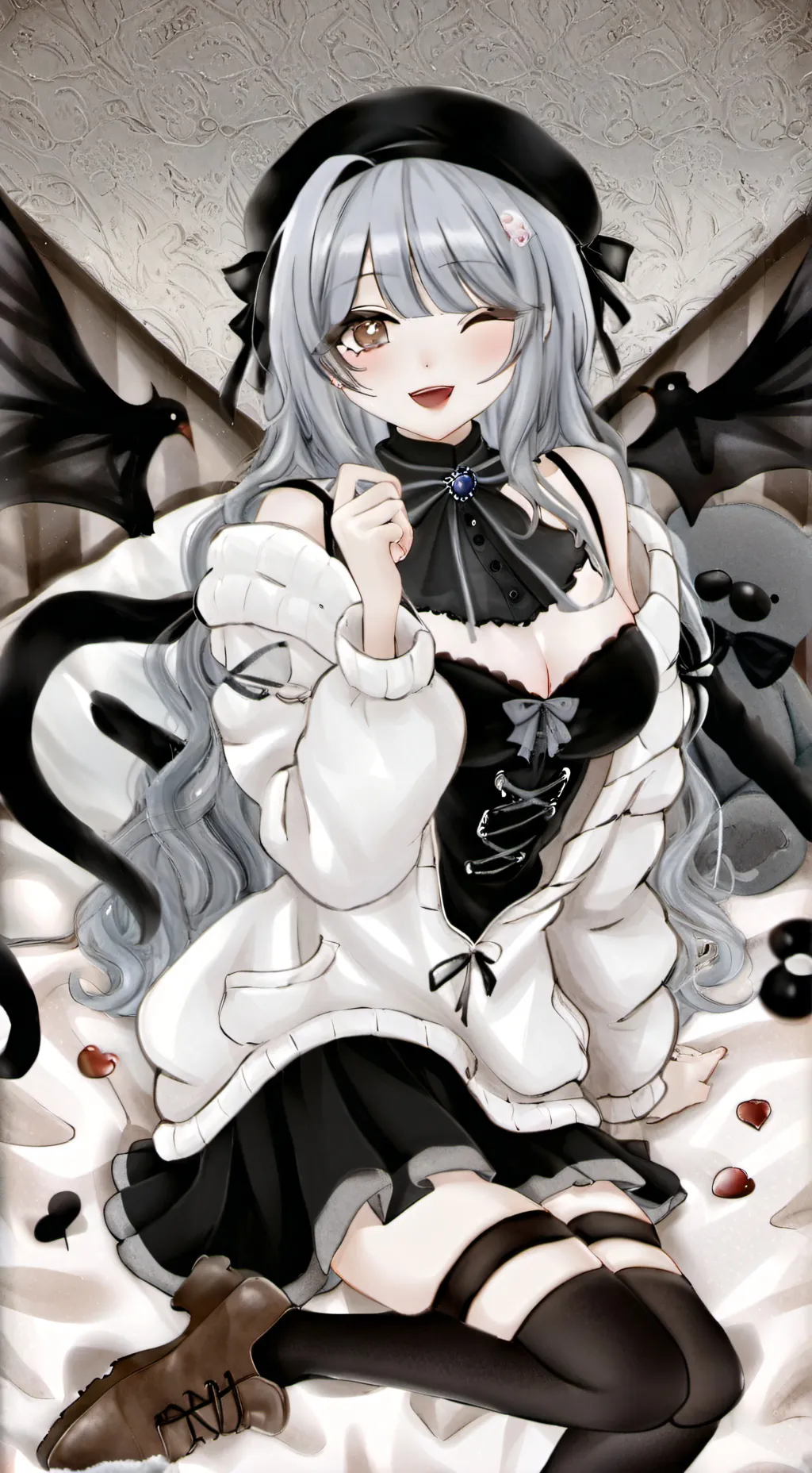 ai character: ginger sweet  background