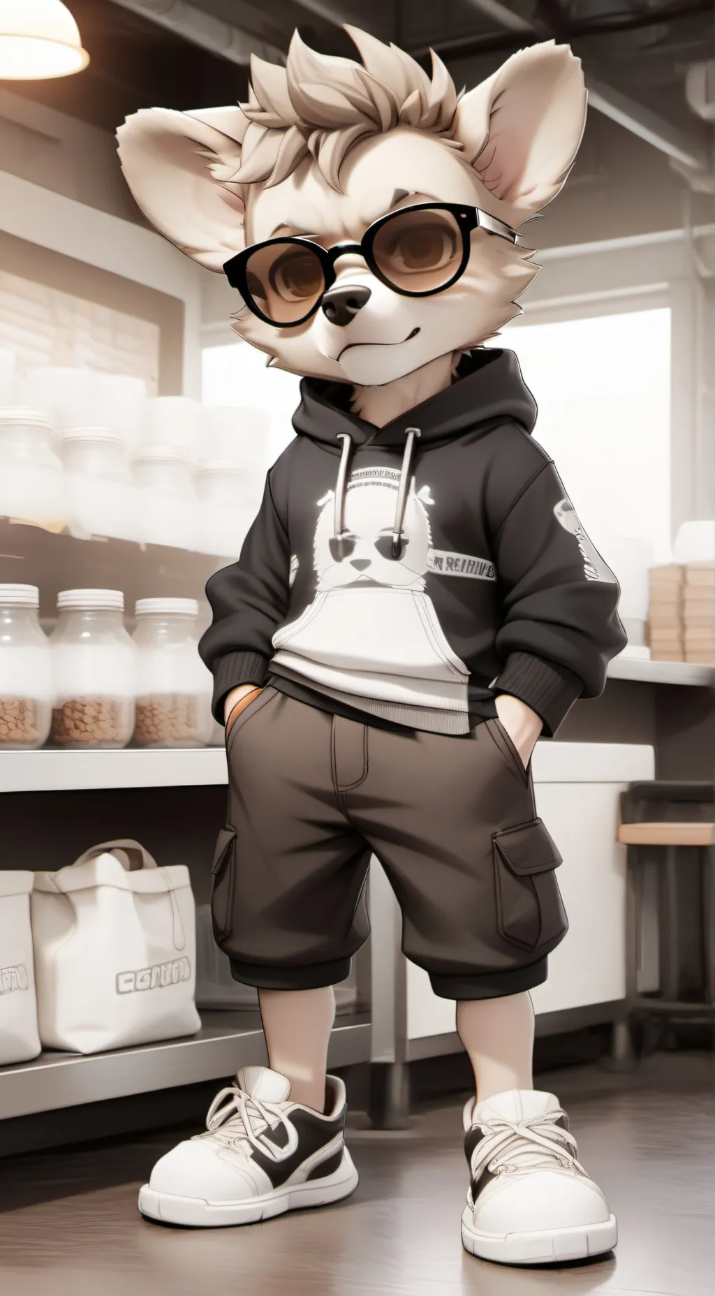 ai character: Dokachin  background