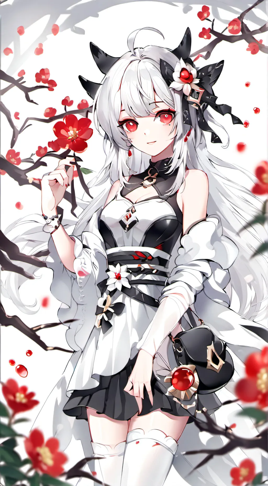 ai character: Rose background