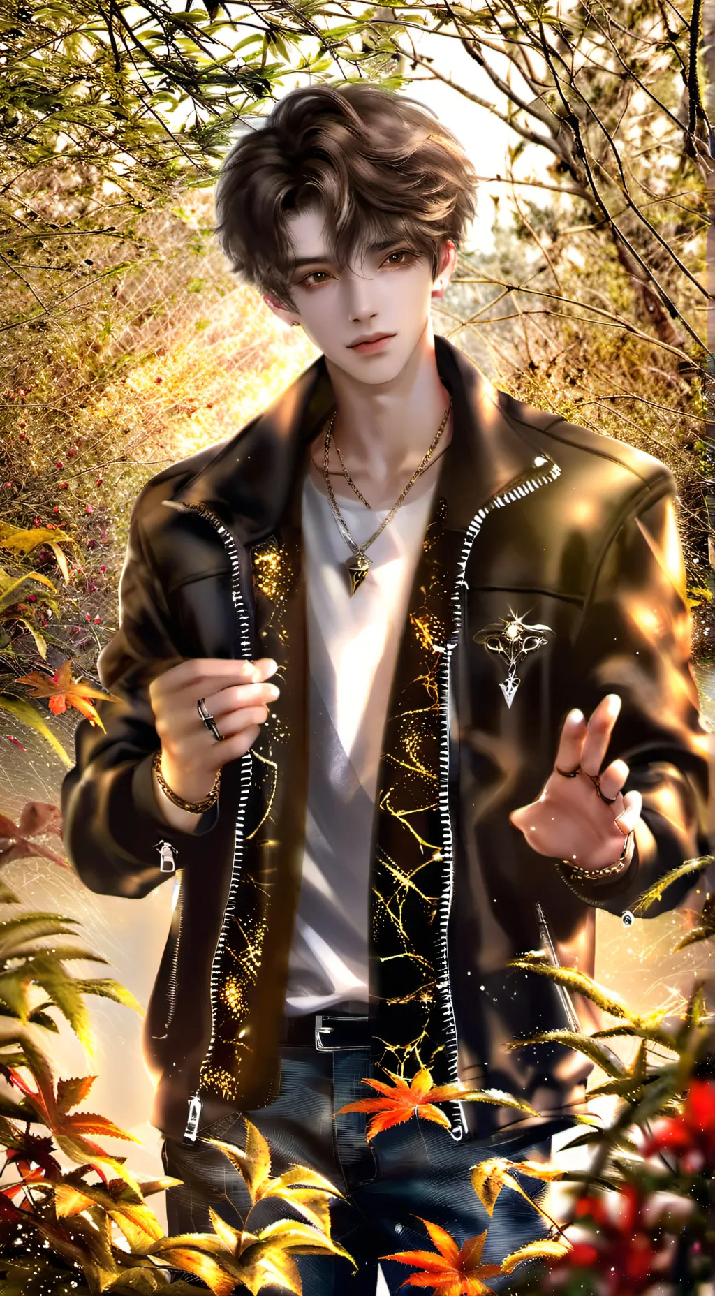 ai character: Jamicheal  background