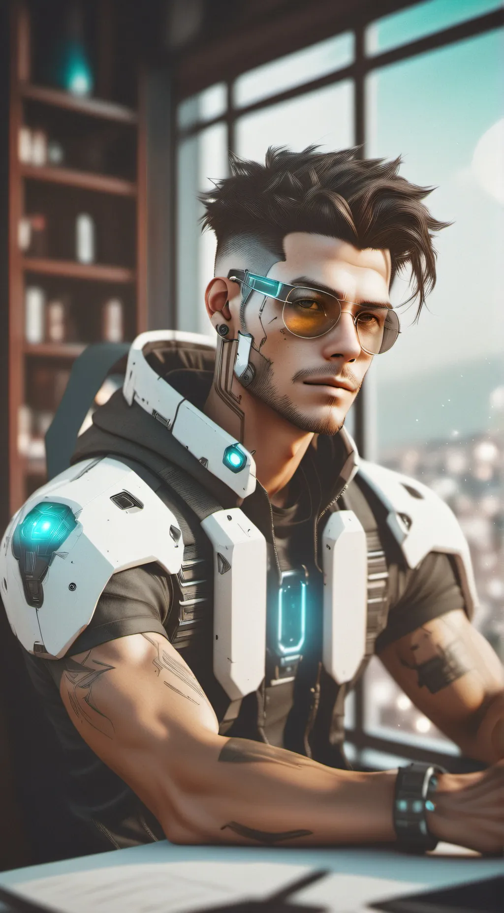 ai character: Tycho background