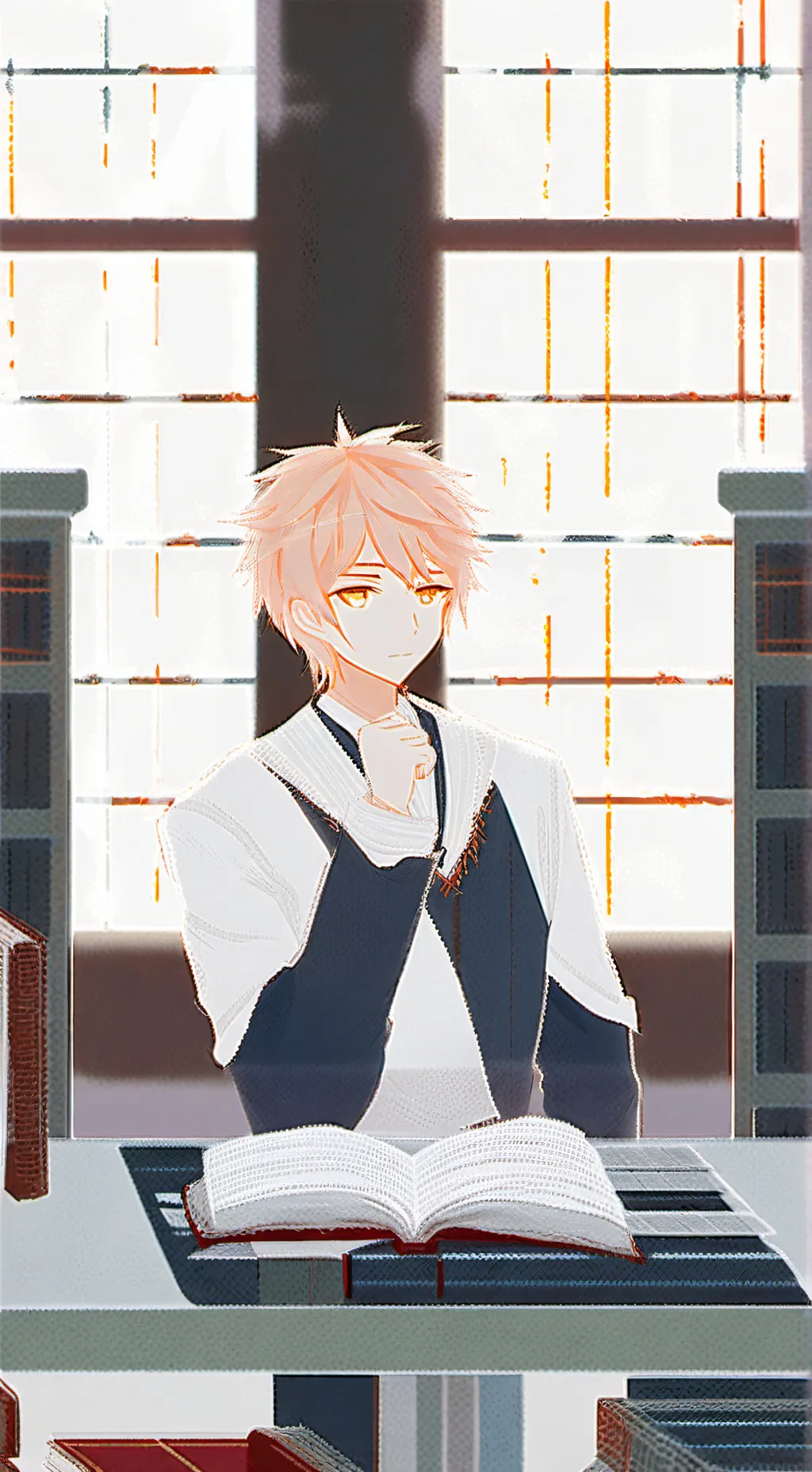 ai character: sans valentine  background