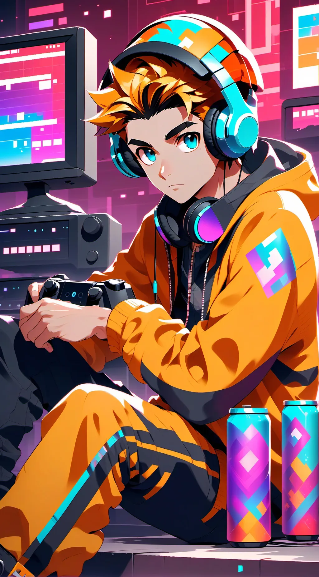 ai character: luck background