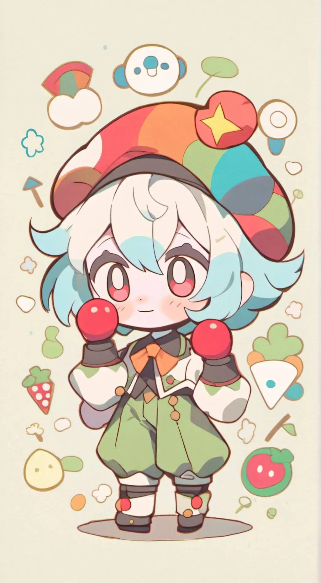 ai character: eas alarm sprunki background