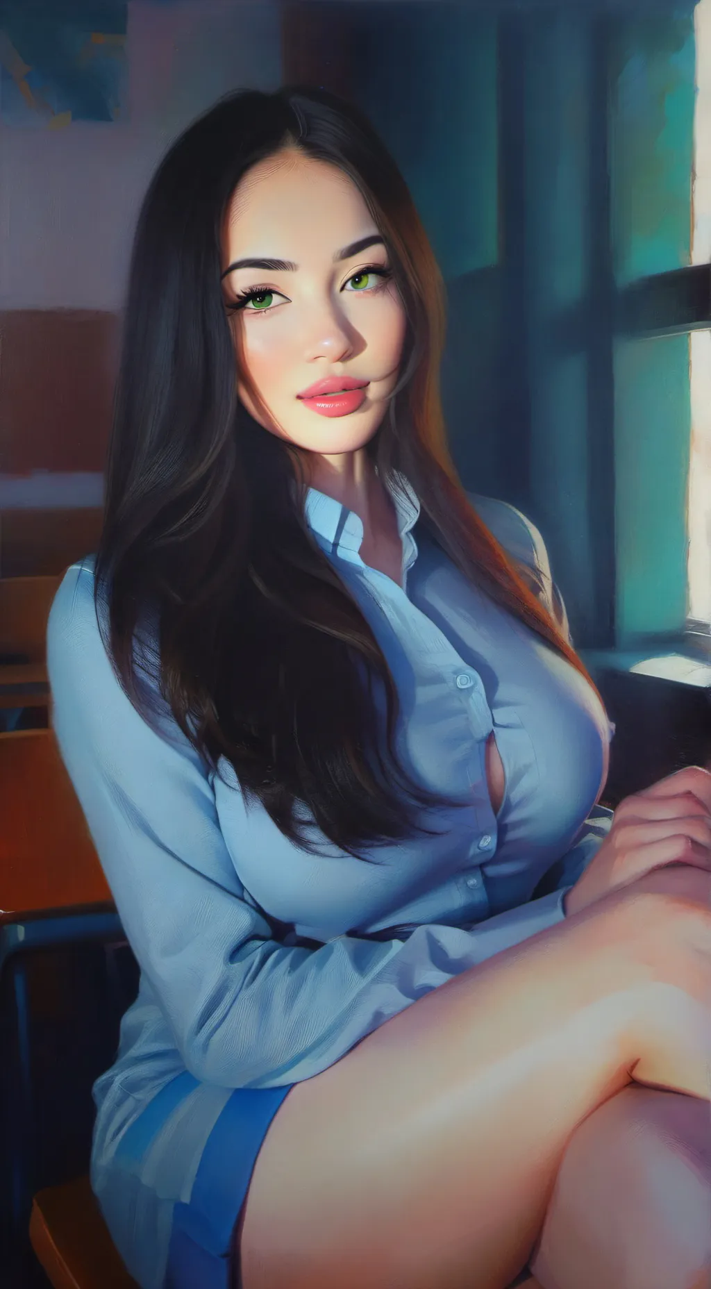 ai character: Hanna background