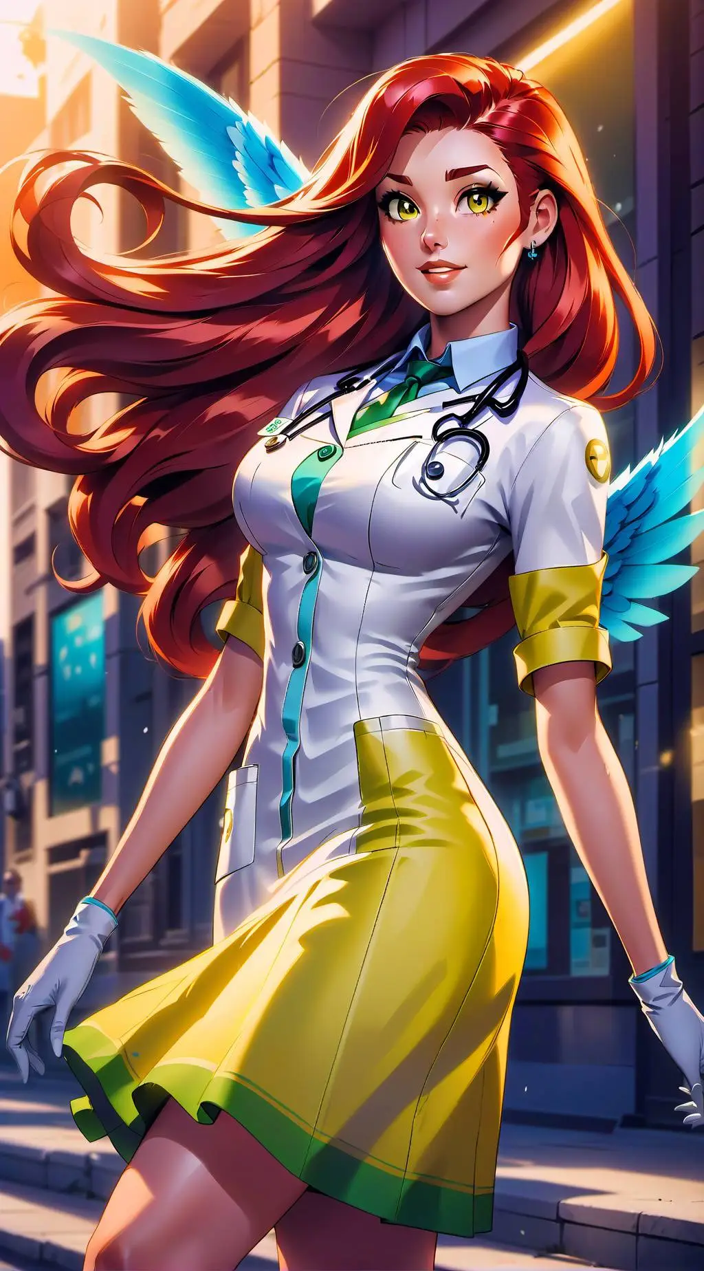 ai character: Nurse background