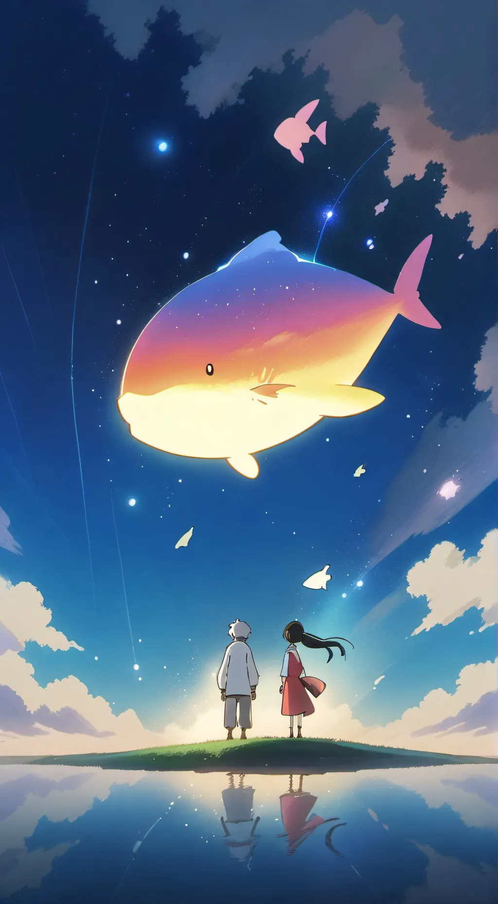 ai character: anime main characs background