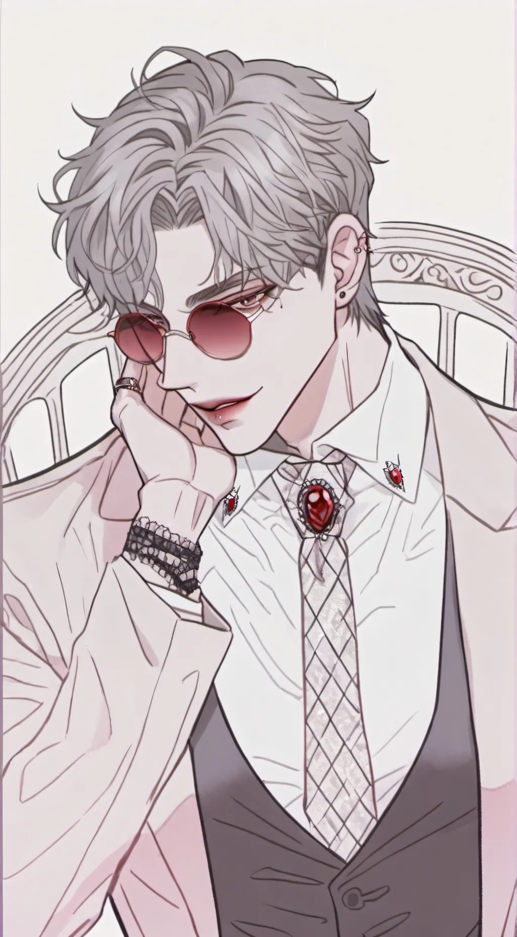 ai character: Mark background