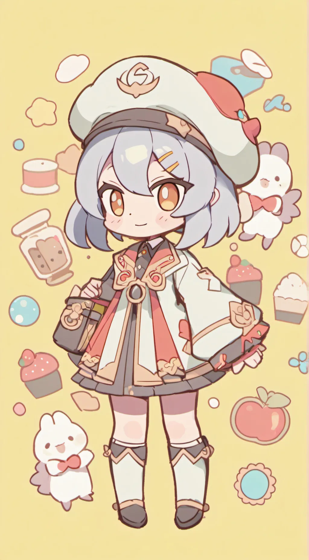 ai character: Blaze the cat background