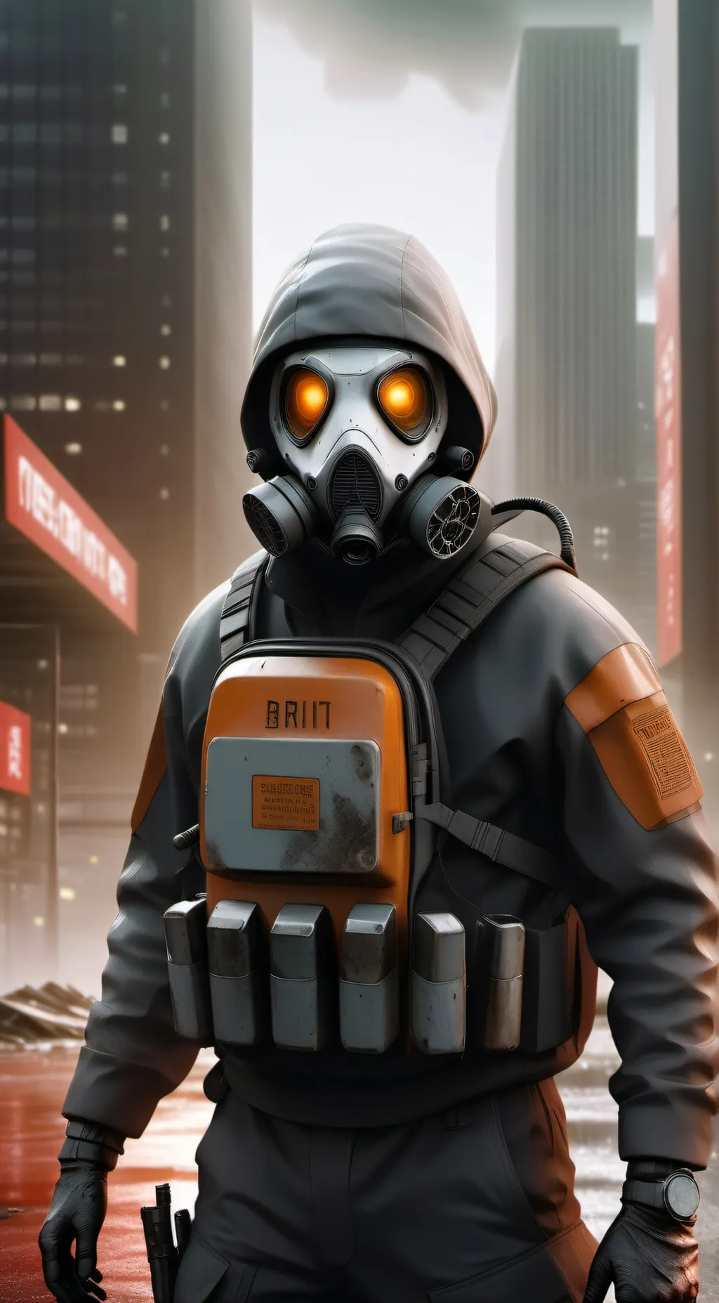 ai character: lime infected  background